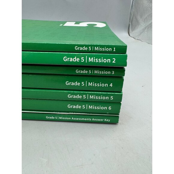 Zearn Math Grade 5 Teacher Edition Set Missions 1-6 & Assessments Key READ - Picture 4 of 16